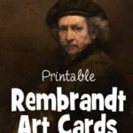 Rembrandt art cards