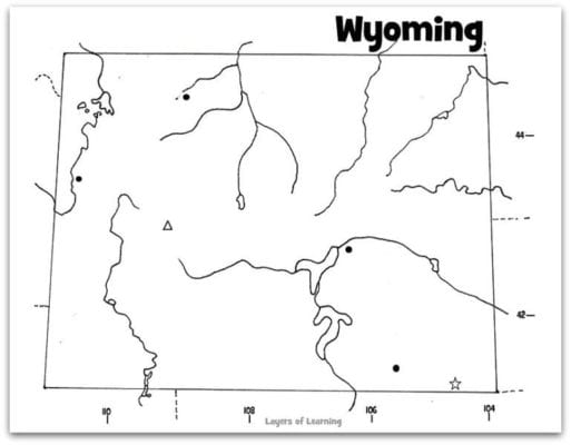 Wyoming Map