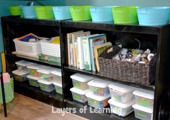 Karen's book shelves