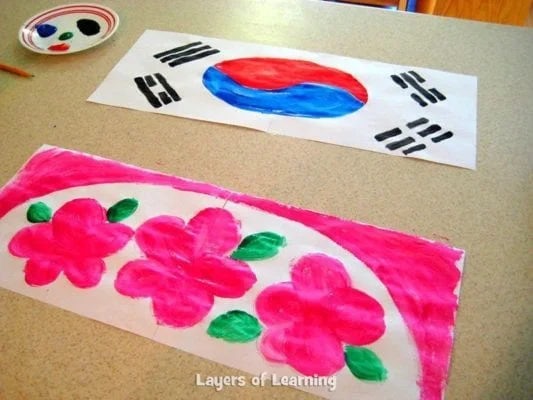 Korean Paper Fans - Layers of Learning