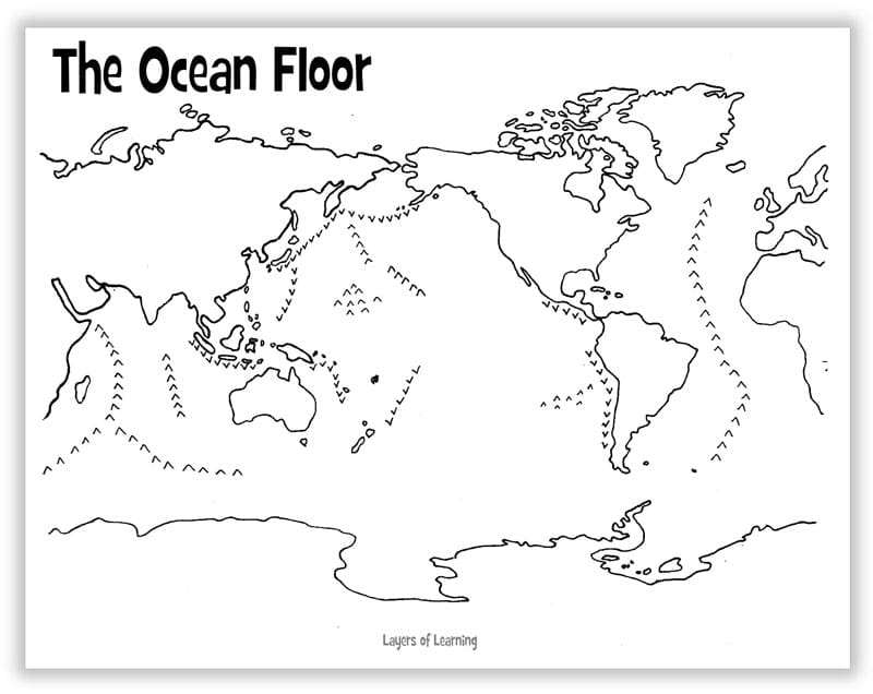 Ocean Floor Map