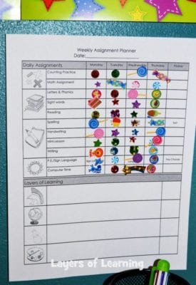 planner-on-wall-homeschooling-an-extrovert