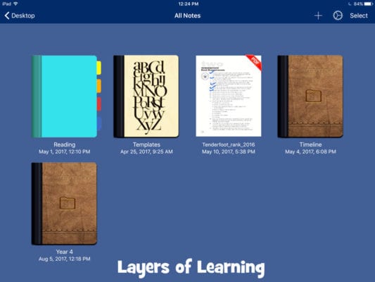 How to use a tablet to read, plan, and print Layers of Learning units