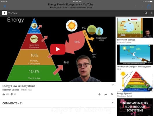 How to use a tablet to read, plan, and print Layers of Learning units