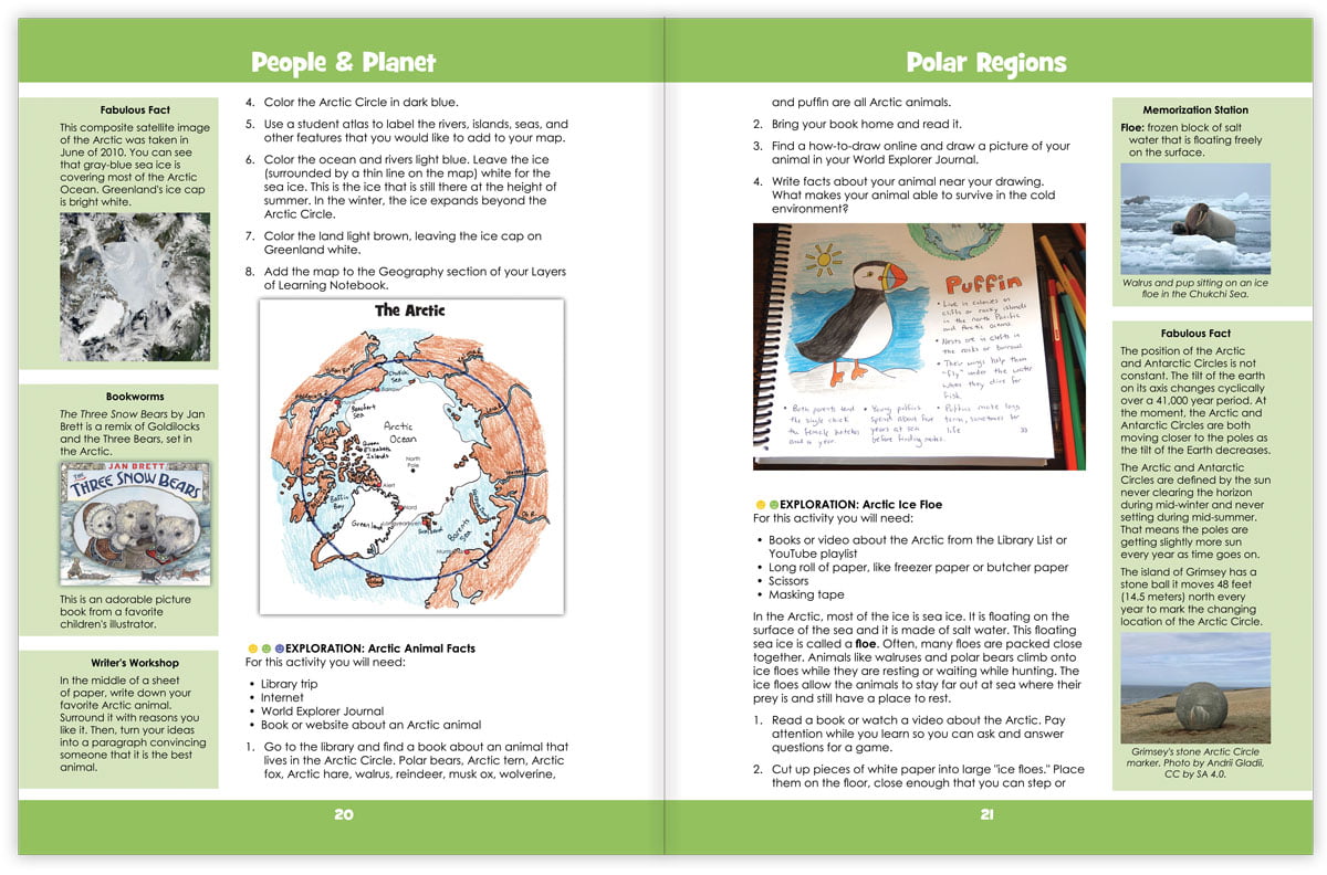 Inside view of Polar Regions unit